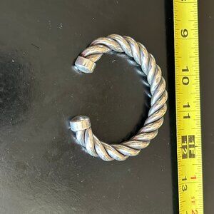 Sterling Silver Spiral Cuff Bracelet